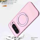 For Google Pixel 10 Pro XL kalebol MagSafe Metal Ring Holder Phone Case(Pink) - 3