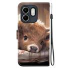 For Infinix Hot 50i / Smart 9 Crystal Texture Colored Drawing Leather Phone Case(Calf) - 3