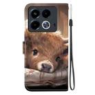 For Infinix Note 40 4G Crystal Texture Colored Drawing Leather Phone Case(Calf) - 3