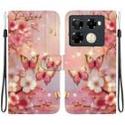 For Infinix Note 40 Pro 4G / 5G / Note 40 Pro+ Crystal Texture Colored Drawing Leather Phone Case(Lantern Butterflies) - 1