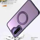 For Samsung Galaxy A17 5G kalebol MagSafe Metal Ring Holder Phone Case(Dark Purple) - 3