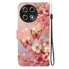 For Tecno Camon 30S / Camon 30S Pro Crystal Texture Colored Drawing Leather Phone Case(Lantern Butterflies) - 3