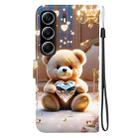 For Tecno Camon 40 Crystal Texture Colored Drawing Leather Phone Case(Diamond Bear) - 3