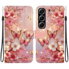 For Tecno Camon 40 Crystal Texture Colored Drawing Leather Phone Case(Lantern Butterflies) - 1