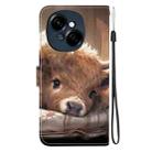 For Tecno Pop 9 4G / Spark Go 1 Crystal Texture Colored Drawing Leather Phone Case(Calf) - 3