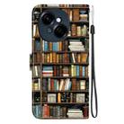 For Tecno Pop 9 4G / Spark Go 1 Crystal Texture Colored Drawing Leather Phone Case(Bookshelf) - 3