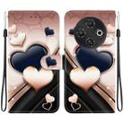 For Tecno Pop 9 5G / Spark 30C 5G Crystal Texture Colored Drawing Leather Phone Case(Love Heart) - 1