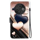 For Tecno Pop 9 5G / Spark 30C 5G Crystal Texture Colored Drawing Leather Phone Case(Love Heart) - 3