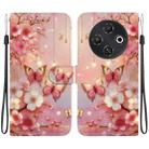 For Tecno Pop 9 5G / Spark 30C 5G Crystal Texture Colored Drawing Leather Phone Case(Lantern Butterflies) - 1