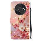 For Tecno Pop 9 5G / Spark 30C 5G Crystal Texture Colored Drawing Leather Phone Case(Lantern Butterflies) - 3