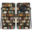 For Tecno Pop 9 5G / Spark 30C 5G Crystal Texture Colored Drawing Leather Phone Case(Bookshelf) - 1