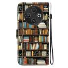 For Tecno Pop 9 5G / Spark 30C 5G Crystal Texture Colored Drawing Leather Phone Case(Bookshelf) - 3