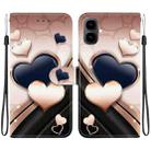 For Tecno Pop 10 / Spark Go 2 4G Crystal Texture Colored Drawing Leather Phone Case(Love Heart) - 1