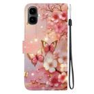 For Tecno Pop 10 / Spark Go 2 4G Crystal Texture Colored Drawing Leather Phone Case(Lantern Butterflies) - 3