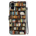 For Tecno Pop 10 / Spark Go 2 4G Crystal Texture Colored Drawing Leather Phone Case(Bookshelf) - 3
