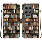 For Tecno Spark 20 Pro+ Crystal Texture Colored Drawing Leather Phone Case(Bookshelf) - 1