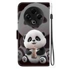 For Tecno Spark 30 4G Crystal Texture Colored Drawing Leather Phone Case(Milk Tea Bear) - 3