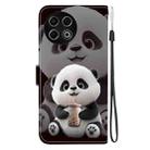 For Tecno Spark 30 Pro Crystal Texture Colored Drawing Leather Phone Case(Milk Tea Bear) - 3