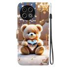 For Tecno Spark 30 Pro Crystal Texture Colored Drawing Leather Phone Case(Diamond Bear) - 3