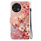 For Tecno Spark 30 Pro Crystal Texture Colored Drawing Leather Phone Case(Lantern Butterflies) - 3
