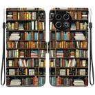 For Tecno Spark 30 Pro Crystal Texture Colored Drawing Leather Phone Case(Bookshelf) - 1