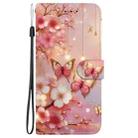 For Google Pixel 7 Crystal Texture Colored Drawing Leather Phone Case(Lantern Butterflies) - 2