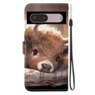 For Google Pixel 7 Pro Crystal Texture Colored Drawing Leather Phone Case(Calf) - 3