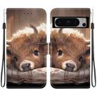 For Google Pixel 8 Pro Crystal Texture Colored Drawing Leather Phone Case(Calf) - 1