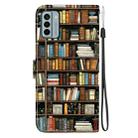 For Nokia G22 Crystal Texture Colored Drawing Leather Phone Case(Bookshelf) - 3