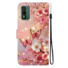 For Nokia XR21 Crystal Texture Colored Drawing Leather Phone Case(Lantern Butterflies) - 3