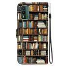 For Nokia XR21 Crystal Texture Colored Drawing Leather Phone Case(Bookshelf) - 3