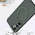For Samsung Galaxy S23 5G kalebol MagSafe Metal Ring Holder Phone Case(Green) - 3