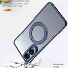 For Samsung Galaxy S25 Edge 5G kalebol MagSafe Metal Ring Holder Phone Case(Blue) - 3