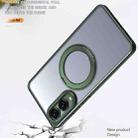 For Samsung Galaxy S25 Edge 5G kalebol MagSafe Metal Ring Holder Phone Case(Green) - 3