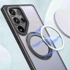 For Samsung Galaxy S25 Ultra 5G kalebol MagSafe Metal Ring Holder Phone Case(Black) - 2