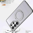 For Samsung Galaxy S25 Ultra 5G kalebol MagSafe Metal Ring Holder Phone Case(Titanium Gray) - 3