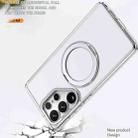 For Samsung Galaxy S25 Ultra 5G kalebol MagSafe Metal Ring Holder Phone Case(Transparent) - 3