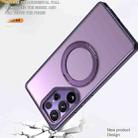 For Samsung Galaxy S25 Ultra 5G kalebol MagSafe Metal Ring Holder Phone Case(Dark Purple) - 3