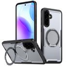 For Samsung Galaxy A56 5G kalebol Metal 360 Degree Rotation Holder MagSafe Phone Case(Grey) - 1