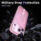For iPhone 17 Pro Max kalebol Honeycomb Cooling MagSafe Holder Phone Case(Pink) - 3