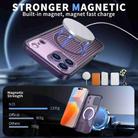 For iPhone 17 Pro Max kalebol Honeycomb Cooling MagSafe Holder Phone Case(Purple) - 2