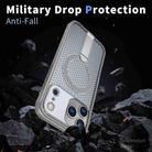 For iPhone 17 Pro kalebol Honeycomb Cooling MagSafe Holder Phone Case(Titanium Grey) - 3