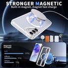 For Samsung Galaxy A35 5G kalebol Honeycomb Cooling MagSafe Holder Phone Case(Frosted Transparent) - 2