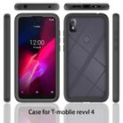 For T-Mobile REVVL 4 Starry Sky Solid Color Series Shockproof PC + TPU Protective Case(Black) - 3