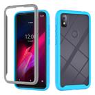 For T-Mobile REVVL 4 Starry Sky Solid Color Series Shockproof PC + TPU Protective Case(Baby Blue) - 1