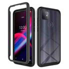 For T-Mobile REVVL 4+ Starry Sky Solid Color Series Shockproof PC + TPU Protective Case(Black) - 1