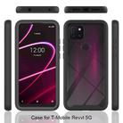 For T-Mobile REVVL 5G Starry Sky Solid Color Series Shockproof PC + TPU Protective Case(Black) - 3