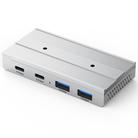 ORICO HST-2A2C 4 in 1 USB 3.2 10Gbps Detachable Magnetic Docking Station(Silver) - 2