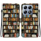 For Xiaomi 14T Crystal Texture Colored Drawing Leather Phone Case(Bookshelf) - 1