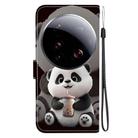 For Xiaomi 15 Ultra Crystal Texture Colored Drawing Leather Phone Case(Milk Tea Bear) - 3